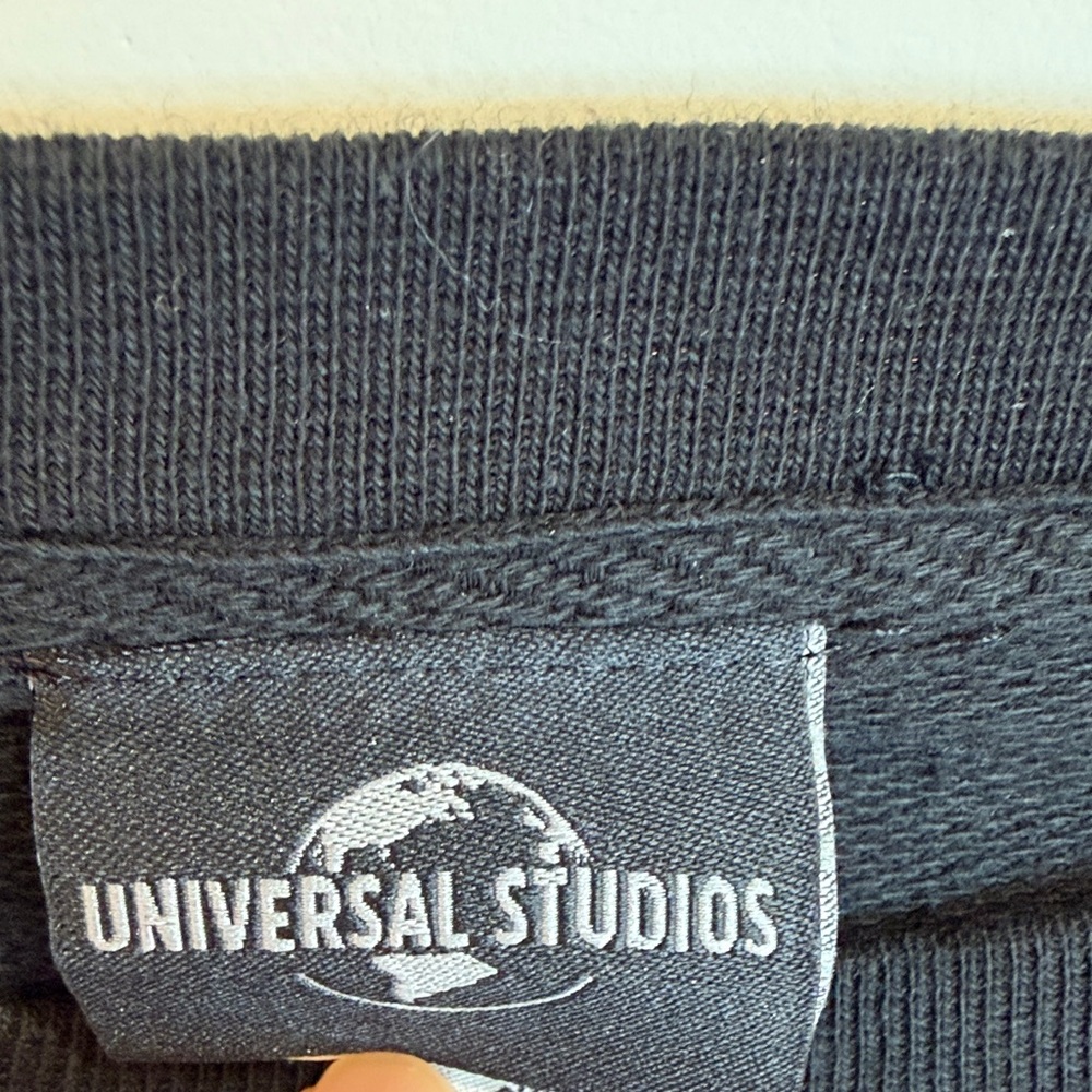Universal Studios Black Lightweight Sweatshirt wi… - image 2